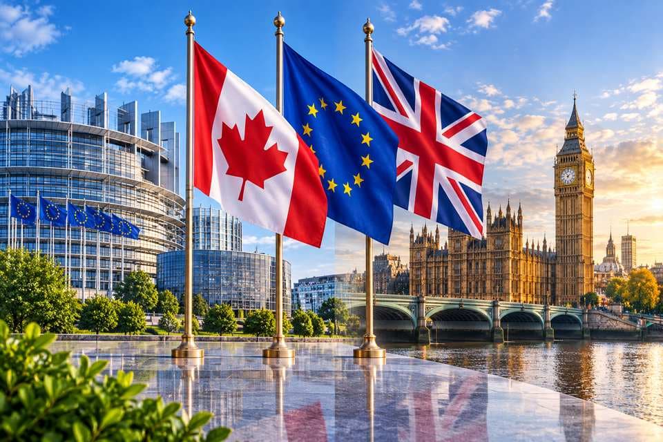 Carney’s Europe Mission: Expand Canada’s $178 Billion EU Trade Relationship Into AI, Energy and Defence