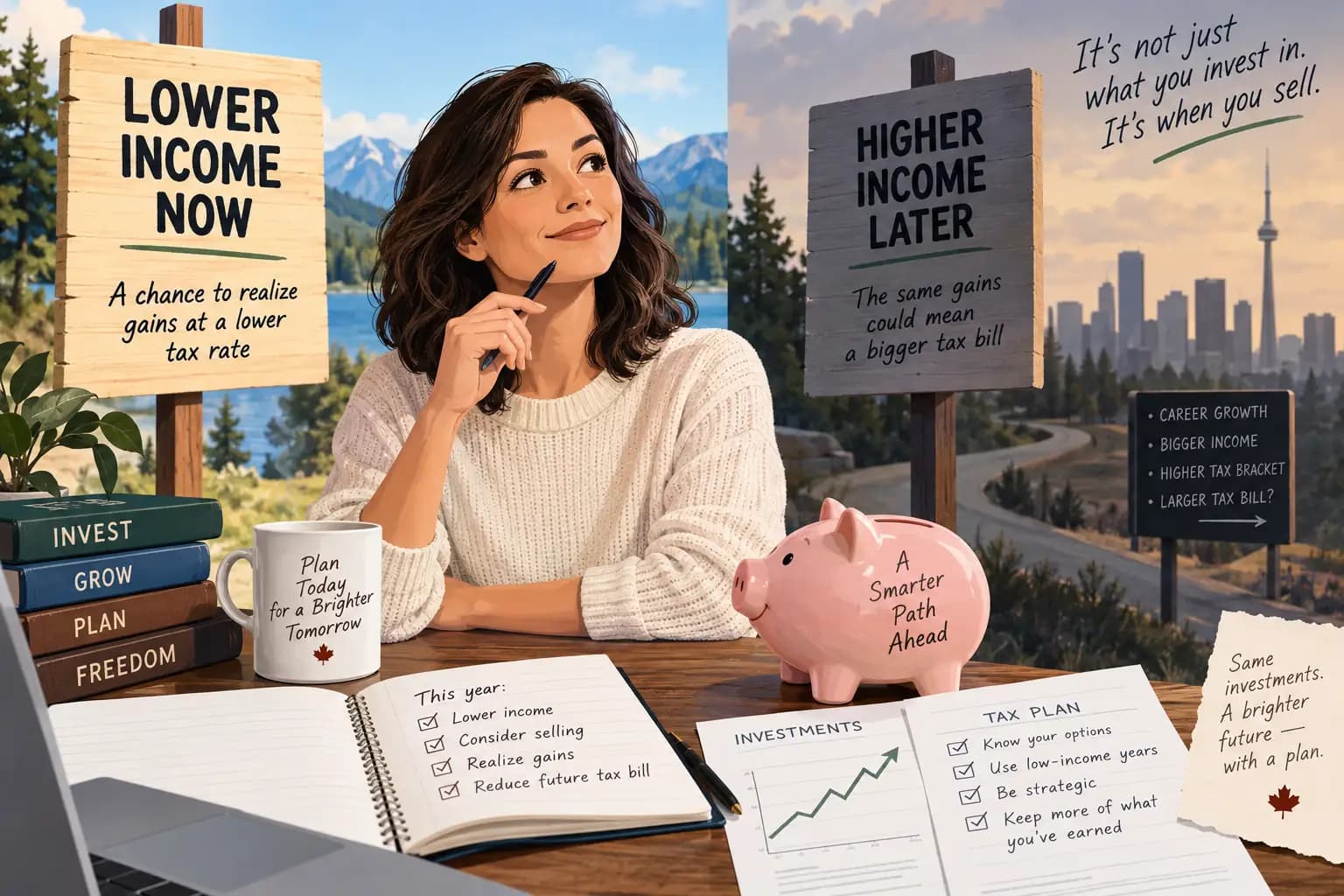 The Capital Gains Tax Strategy Most Canadians Never Consider — Sell When Your Income Is Low