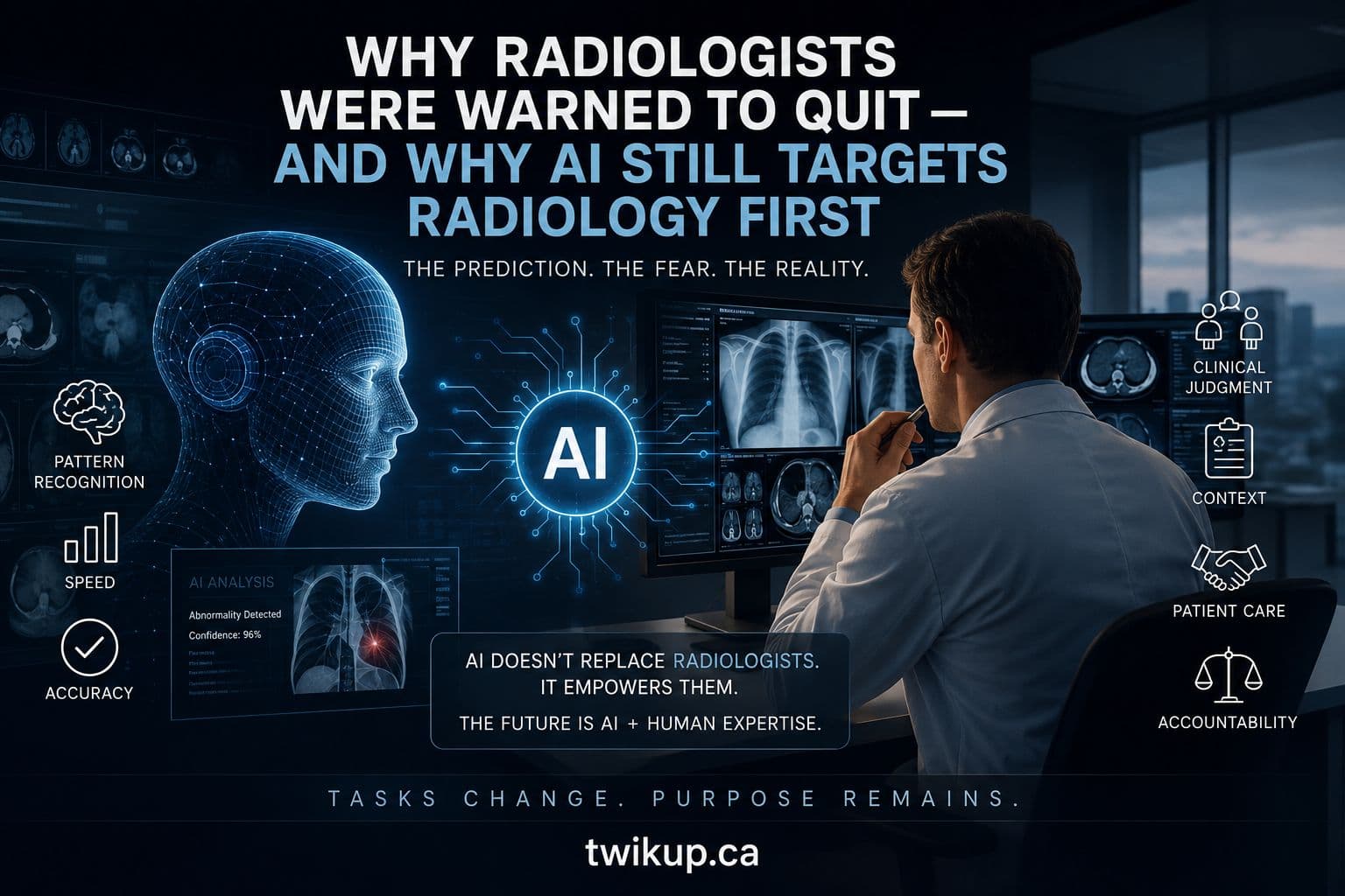 Why Radiologists Were Warned to Quit — And Why AI Still Targets Radiology First