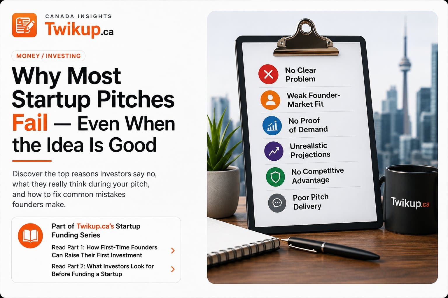 Why Most Startup Pitches Fail — Even When the Idea Is Good