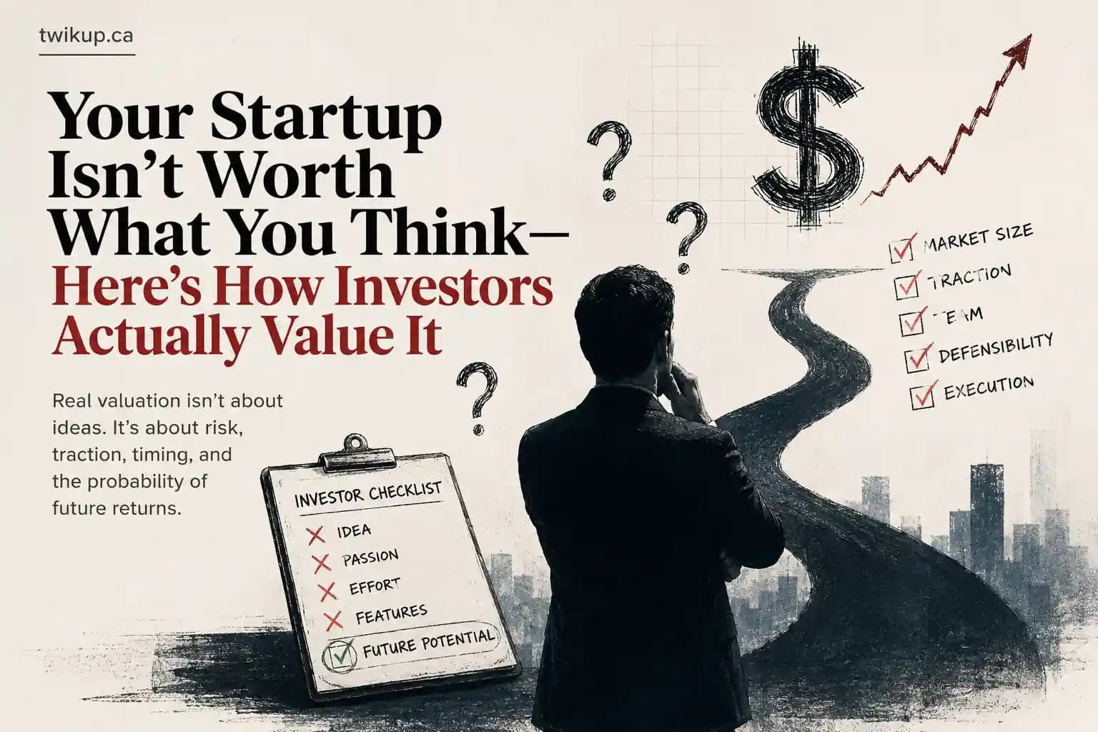 Your Startup Isn't Worth What You Think—Here's How Investors Actually Value It (2026 Founder Guide)